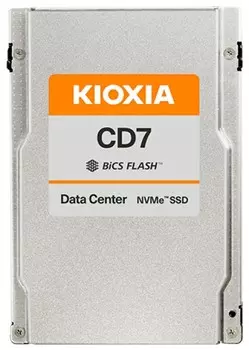 Накопитель SSD 2.5'' Toshiba (KIOXIA) KCD71RUG3T84 CD7-R, 3.84TB, PCIe 4.0 1x4 NVMe 1.4, 6650/3200MB/s, IOPS 1100K/180K, MTTF 2,5M, 1 DWPD TLC BiCS Fl