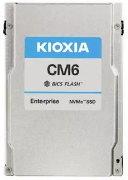 Накопитель SSD 2.5'' Toshiba (KIOXIA) KCM61RUL3T84 CM6-R 3840GB PCIe 4.0 x4 NVMe TLC 6900/4200MB/s IOPS 1400K/170K TBW 7008 DWPD 1