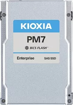 Накопитель SSD 2.5'' Toshiba (KIOXIA) KPM7VVUG1T60 PM7-V 1.6TB SAS 24Gb/s TLC 4200/3400 MB/s IOPS 720K/320K TBW 8760 MTTF 2.5M