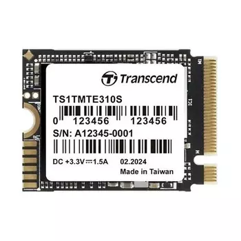 Накопитель SSD M.2 2230 Transcend TS1TMTE310S 1TB, 5000/3500MB/s, 330K/690K IOPS, TBW 600, MTBF 2M