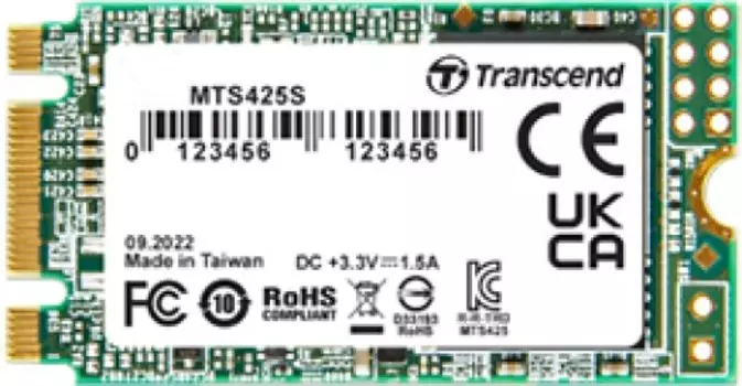 Накопитель SSD M.2 2242 Transcend TS500GMTS425S 425S 500GB SATA 6Gb/s 3D TLC 530/480MB/s IOPS 50K/75