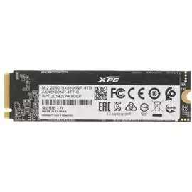 Накопитель SSD M.2 2280 ADATA ASX8100NP-4TT-C