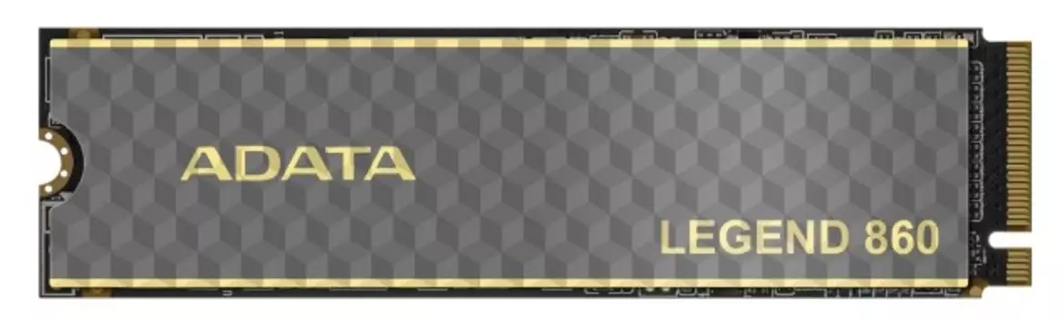 Накопитель SSD M.2 2280 ADATA LEGEND 860 SLEG-860-500GCS 500GB, 5000/3000MB/s, TBW 160, MTBF 2M