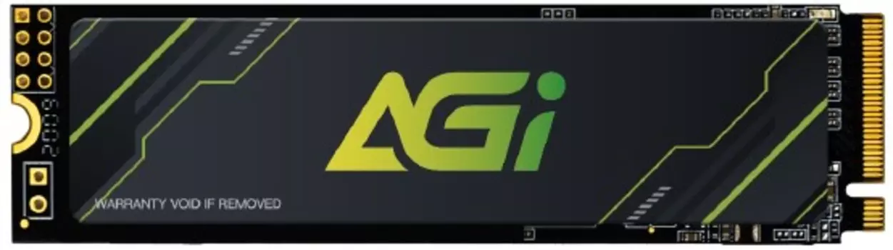 Накопитель SSD M.2 2280 AGI AI818 2TB, 5200/4700MB/s, MTBF 1.6M, 1200 TBW