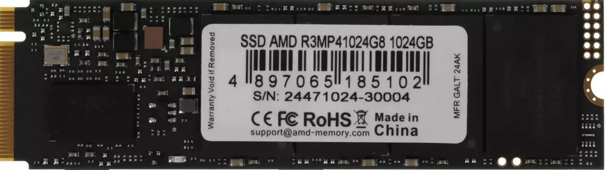 Накопитель SSD M.2 2280 AMD R3MP41024G8 1TB, 7000/5900MB/s