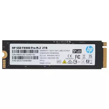 Накопитель SSD M.2 2280 HP FX900 Pro 4A3U1AA#ABB 2TB, 7400/6700MB/s, 3D NAND, 1200TBW