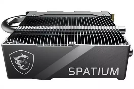 Накопитель SSD M.2 2280 MSI Spatium M580 S78-440Q780-P83 2TB, PCIe 5.0 NVMe TLC 14600/12700MB/s MTBF 2M 1400 TBW with heatsink