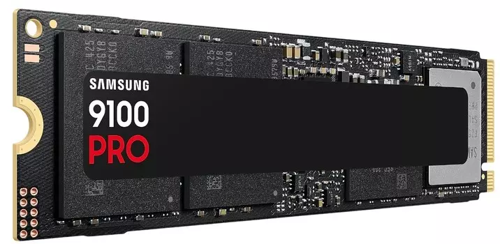 Накопитель SSD M.2 2280 Samsung 9100 PRO MZ-VAP4T0BW 4TB, 14800/13400MB/s, IOPs 2.2M/2.6M, TBW 2400