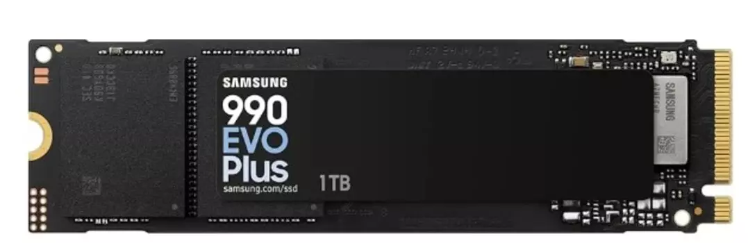 Накопитель SSD M.2 2280 Samsung 990 EVO Plus MZ-V9S1T0BW 1TB, 7150/6300MB/s