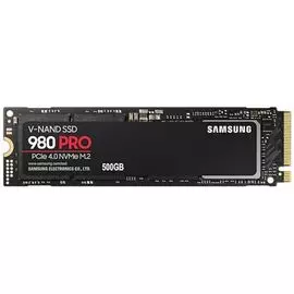 Накопитель SSD M.2 2280 Samsung MZ-V8P500BW 980 PRO 500GB PCIe Gen 4.0 x4 NVMe V-NAND 3-bit MLC 6900/5000MB/s IOPs 800K/1000K MTBF 1.5M
