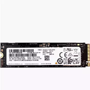 Накопитель SSD M.2 2280 Samsung MZVL22T0HBLB-00B00 PM9A1 2TB NVMe PCIe 4.0 x4 7000/5200MB/s IOPS 1000K/850K