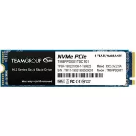 Накопитель SSD M.2 2280 Team Group TM8FPD001T0C101 MP33 PRO 1TB PCIe Gen3x4 with NVMe 3D TLC 2100/1700MB/s IOPS 220K/200K MTBF 2M RTL