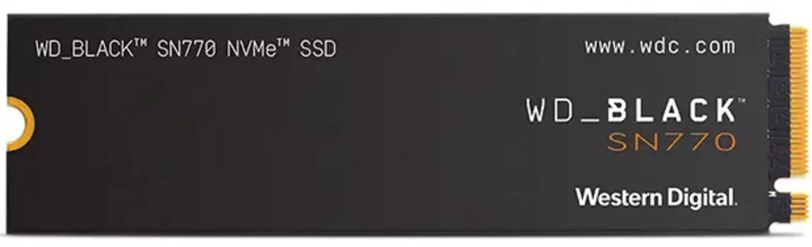Накопитель SSD M.2 2280 Western Digital WDS200T3X0E WD black SN770 2TB PCIe Gen4 x4 5150/4850MB/s IOPS 740K/800K