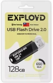 Накопитель USB 2.0 128GB Exployd EX-128GB-650-Black 650 чёрный