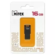 Накопитель USB 2.0 16GB Mirex MARIO 13600-FMUMAD16 USB 16GB Mirex MARIO чёрный (ecopack)