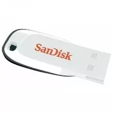 Накопитель USB 2.0 16GB SanDisk Cruzer Blade SDCZ50C-016G-B35W белый