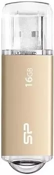 Накопитель USB 2.0 16GB Silicon Power SP016GBUF2M01V1GB6 Ultima II золотой