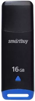 Накопитель USB 2.0 16GB SmartBuy SB016GBEK Easy чёрный