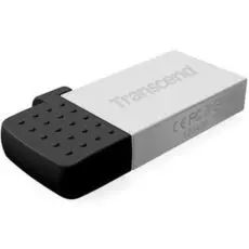 Накопитель USB 2.0 16GB Transcend JetFlash 380 TS16GJF380S серебристый