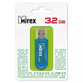 Накопитель USB 2.0 32GB Mirex ELF 13600-FMUBLE32 синий (ecopack)