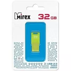 Накопитель USB 2.0 32GB Mirex MARIO 13600-FMUMAG32 зелёный (ecopack)