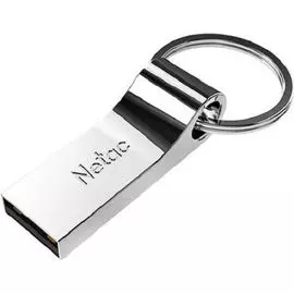 Накопитель USB 2.0 32GB Netac NT03U275N-032G-20SL U275, с кольцом, металлическая