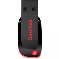 Накопитель USB 2.0 32GB SanDisk Cruzer Blade SDCZ50-032G-B35 черный/красный