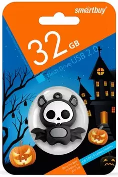 Накопитель USB 2.0 32GB SmartBuy SB32GBBat Wild series Летучая Мышь