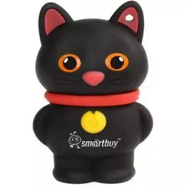 Накопитель USB 2.0 32GB SmartBuy SB32GBCatK Wild series, чёрный котёнок