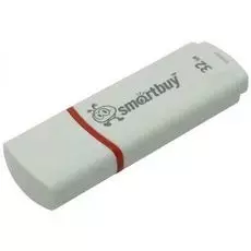Накопитель USB 2.0 32GB SmartBuy SB32GBCRW-W SB32GBCRW-W Crown белый