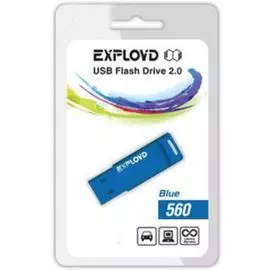 Накопитель USB 2.0 4GB Exployd 560 синий
