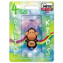Накопитель USB 2.0 4GB Mirex MONKEY