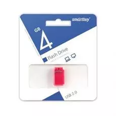 Накопитель USB 2.0 4GB SmartBuy SB4GBAP Art розовый
