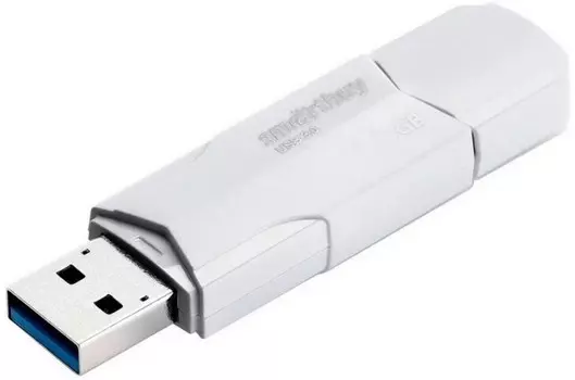 Накопитель USB 2.0 4GB SmartBuy SB4GBCLU-W Clue белый
