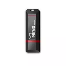 Накопитель USB 2.0 64GB Mirex KNIGHT 13600-FMUKNT64 чёрный (ecopack)
