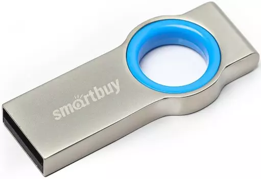 Накопитель USB 2.0 64GB SmartBuy SB064GBMC2 MC2 металл синий