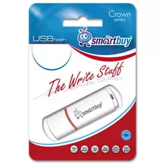 Накопитель USB 2.0 64GB SmartBuy SB64GBCRW-W Crown белый