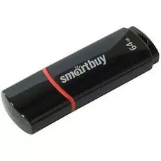 Накопитель USB 2.0 64GB SmartBuy SB64GBCRW-K Crown черный