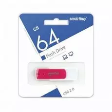 Накопитель USB 2.0 64GB SmartBuy SB64GBDP Diamond розовый