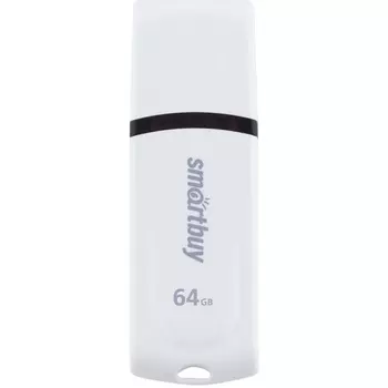 Накопитель USB 2.0 64GB SmartBuy SB64GBPN-W Paean белый