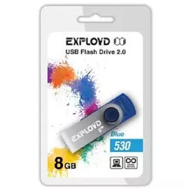 Накопитель USB 2.0 8GB Exployd 530 синий