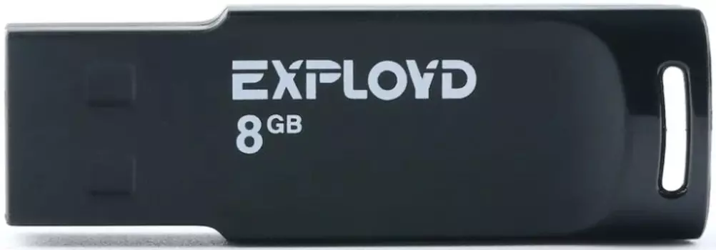Накопитель USB 2.0 8GB Exployd EX-8GB-560-Black 560 чёрный