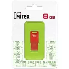 Накопитель USB 2.0 8GB Mirex MARIO 13600-FMUMAR08 красный (ecopack)