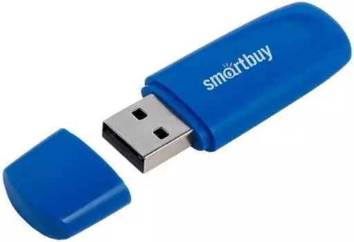 Накопитель USB 2.0 8GB SmartBuy SB008GB2SCB Scout синий