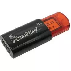 Накопитель USB 2.0 8GB SmartBuy SB8GBCl-K Click черный