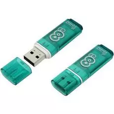Накопитель USB 2.0 8GB SmartBuy SB8GBGS-G Glossy Green