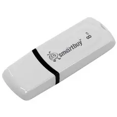 Накопитель USB 2.0 8GB SmartBuy SB8GBPN-W Paean белый