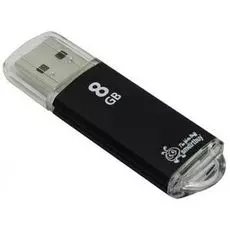 Накопитель USB 2.0 8GB SmartBuy SB8GBVC-K V-Cut черный