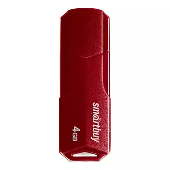 Накопитель USB 2.0 SmartBuy SB4GBCLU-BG 4GB CLUE burgundy
