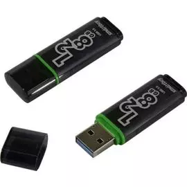 Накопитель USB 3.0 128GB SmartBuy SB128GBGS-DG Glossy темно серый